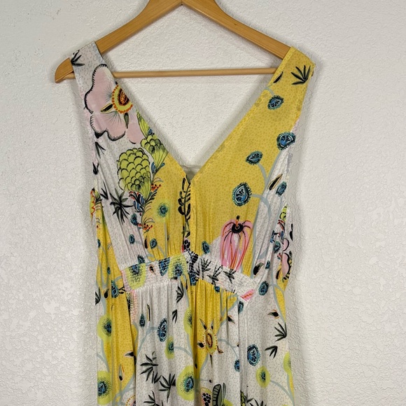 NWT Anthropologie Margaux Floral Multi color Sleeveless nightgown loungewear - Picture 2 of 12